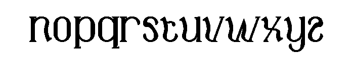 Arumanis Font LOWERCASE