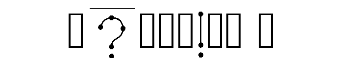 Arums Regular Font OTHER CHARS