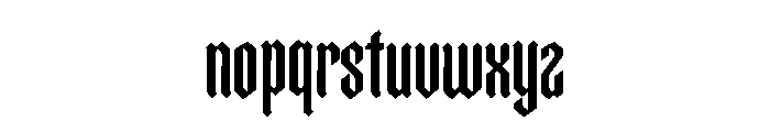 Arvexor Font LOWERCASE