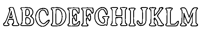 Arwel Font UPPERCASE