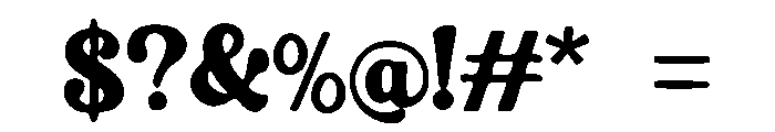 Arya Font OTHER CHARS