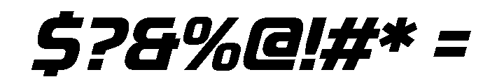 Arzetie Italic Font OTHER CHARS