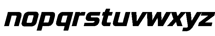 Arzetie Italic Font LOWERCASE