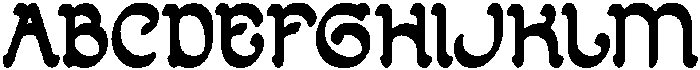 ARABIAN KNIGHT Bold otf (700) Font UPPERCASE