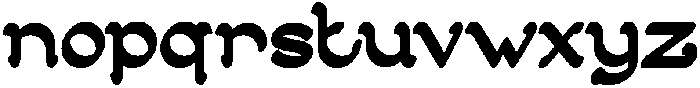 ARABIAN KNIGHT Bold otf (700) Font LOWERCASE