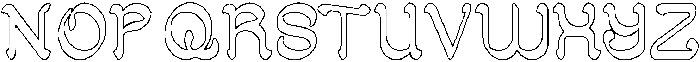 ARABIAN KNIGHT-Hollow otf (400) Font UPPERCASE