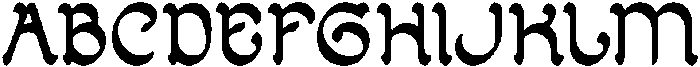 ARABIAN KNIGHT otf (400) Font UPPERCASE