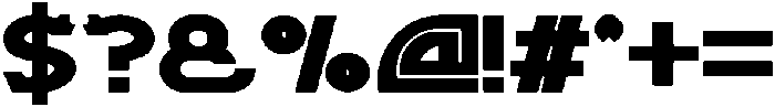 ARCADE Bold otf (700) Font OTHER CHARS