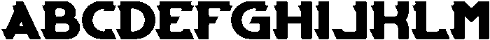 ARCADE Bold otf (700) Font UPPERCASE