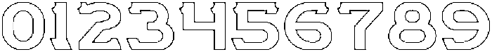 ARCADE-Hollow otf (400) Font OTHER CHARS