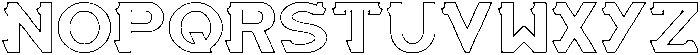 ARCADE-Hollow otf (400) Font UPPERCASE