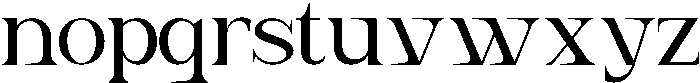 ARCHES REGULAR otf (400) Font LOWERCASE