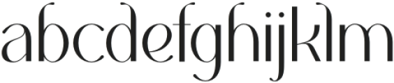 AREDO Regular otf (400) Font LOWERCASE