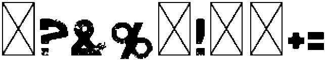 ARMHAMRAH ROUGH otf (400) Font OTHER CHARS