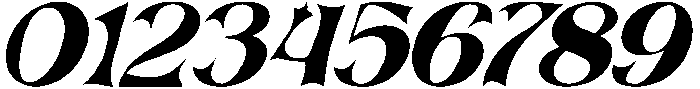 ARTISTIC TRACING ITALIC otf (400) Font OTHER CHARS
