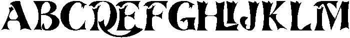 ARTISTIC TRACING REGULAR otf (400) Font UPPERCASE
