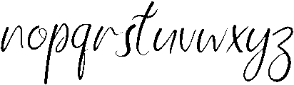 Arabella Regular otf (400) Font LOWERCASE