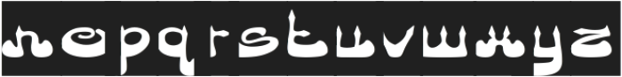 Arabian Prince-Inverse otf (400) Font LOWERCASE