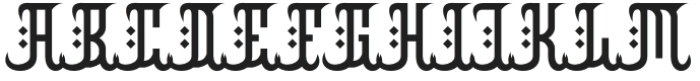 Arabic Zikirull Regular otf (400) Font UPPERCASE
