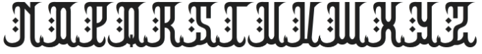 Arabic Zikirull Regular otf (400) Font UPPERCASE