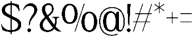 ArabicStylistSerif-Regular otf (400) Font OTHER CHARS