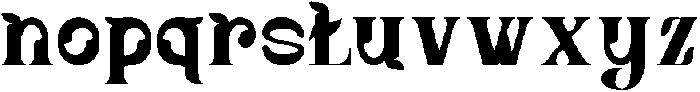 Arakundo Bold otf (700) Font LOWERCASE