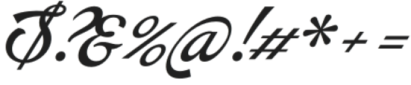 Arando Script Italic otf (400) Font OTHER CHARS