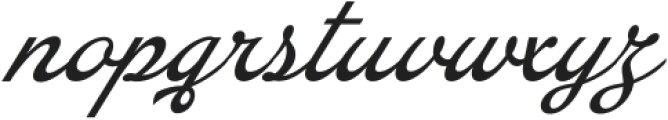 Arando Script Italic otf (400) Font LOWERCASE