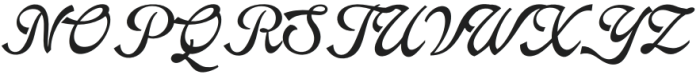 Arando Script Regular otf (400) Font UPPERCASE