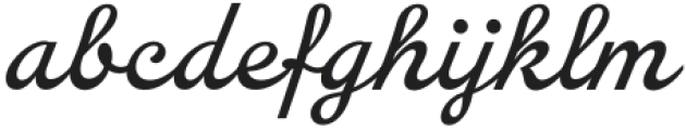 Arando Script Regular otf (400) Font LOWERCASE