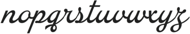 Arando Script Regular otf (400) Font LOWERCASE