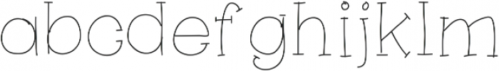 Aranza Serif Light ttf (300) Font LOWERCASE