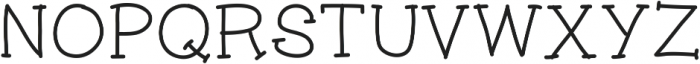 Aranza Serif ttf (700) Font UPPERCASE