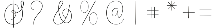 Arastla Script Regular otf (400) Font OTHER CHARS