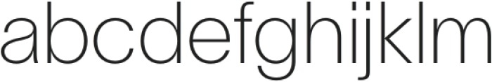 Aratigo Thin otf (100) Font LOWERCASE