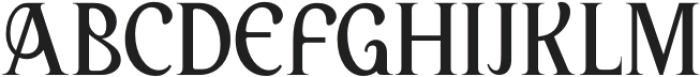 Arbane Regular otf (400) Font UPPERCASE