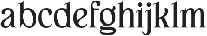 Arbane Regular otf (400) Font LOWERCASE