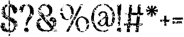 ArbaneStamp-Regular otf (400) Font OTHER CHARS