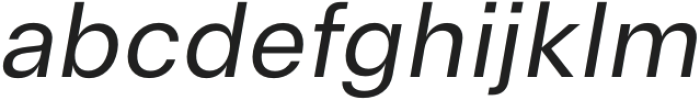 Arbeit Pro Contrast Regular Italic otf (400) Font LOWERCASE