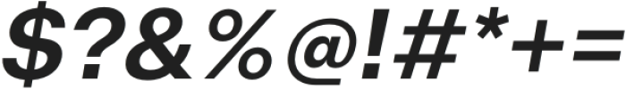 Arbeit Pro Contrast Semi-Bold Italic otf (600) Font OTHER CHARS