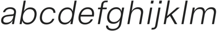 Arbeit Pro Light Italic otf (300) Font LOWERCASE