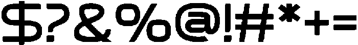 Arc Space Regular otf (400) Font OTHER CHARS