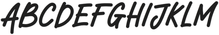 ArcTimeRegular otf (400) Font UPPERCASE