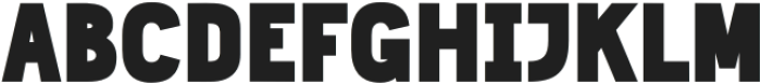 Arca Grotesque Black Regular otf (900) Font UPPERCASE