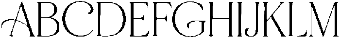 Arca Serif Regular otf (400) Font UPPERCASE