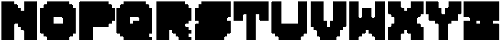 Arcade Blast Green otf (400) Font UPPERCASE
