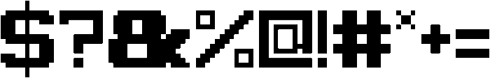 Arcade Regular otf (400) Font OTHER CHARS