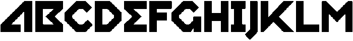 Arcade Shock Regular otf (400) Font UPPERCASE