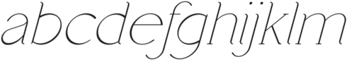 Arcadian Italic otf (400) Font LOWERCASE