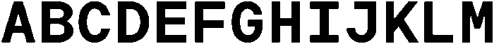 Arcadium Mono Bold ttf (700) Font UPPERCASE